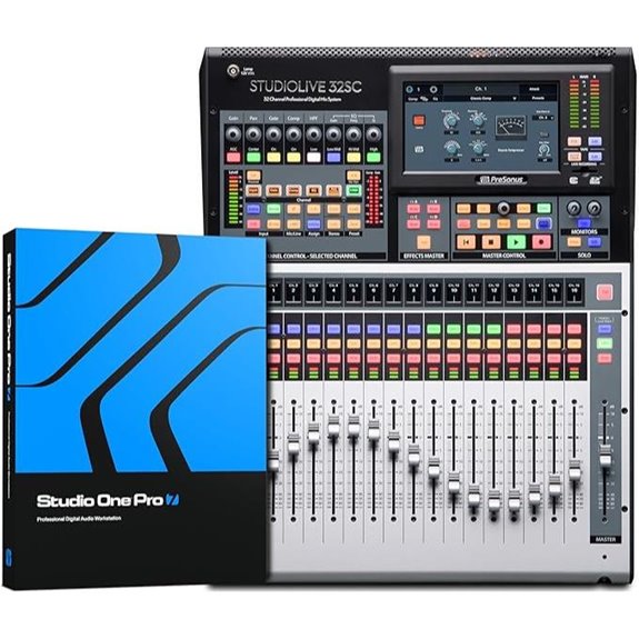15 Best Professional Mixing Consoles for Multi-Speaker Panels in 2026 14 PreSonus StudioLive III 32SC Digital Mixer with Software