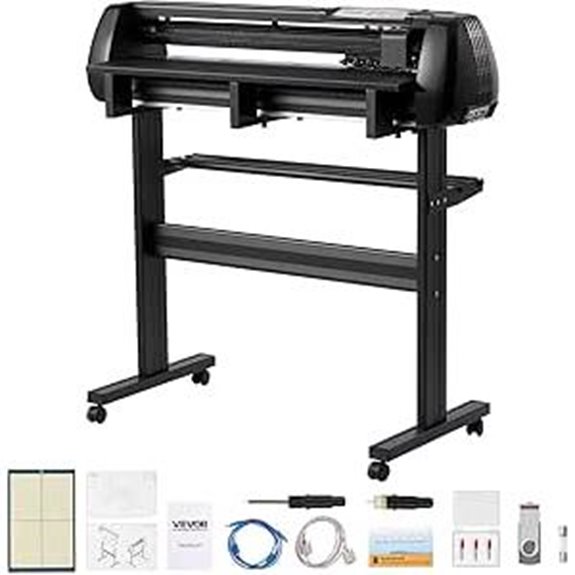 8 Top High-End Vinyl Cutter Machines for Small Business Success 4 VEVOR Vinyl Cutter Machine with Dual Blades and LED Display