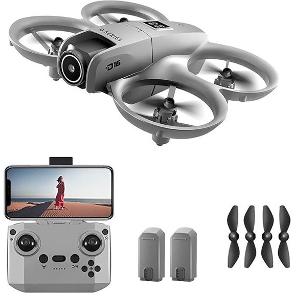 Smart RC Drone with Dual Cameras and 2 Batteries