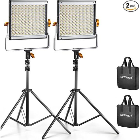 Neewer Bi-Color 480 LED Video Light Kit (2 Pack)