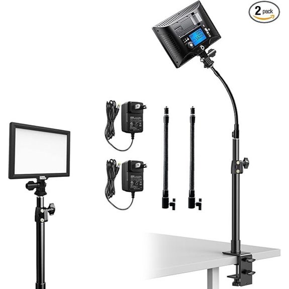 2 Pack LED Video Conference Desk Lights