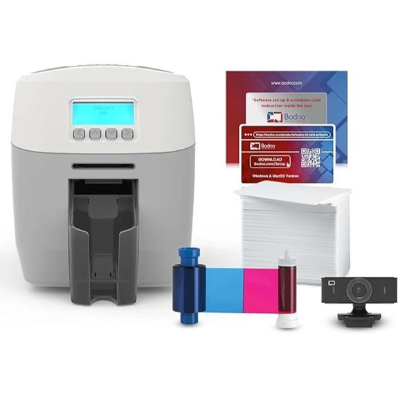 Bodno Magicard 600 Dual-Sided ID Card Printer Kit