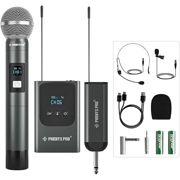 Phenyx Pro Dual Wireless Microphone System
