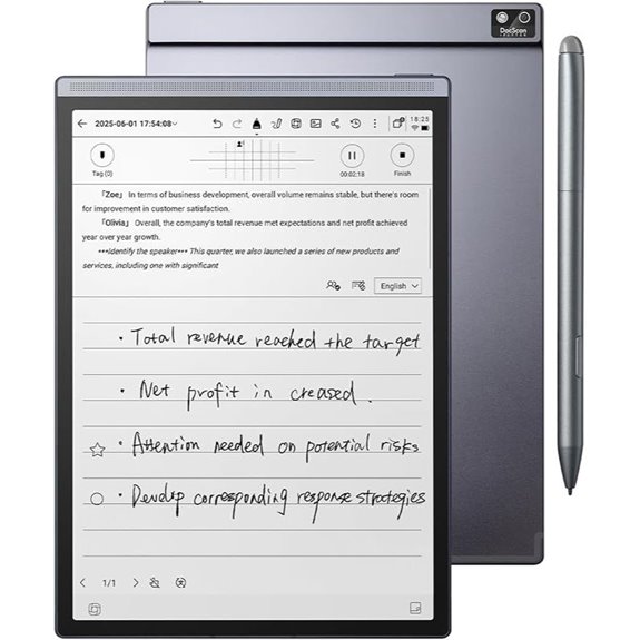 4 Best E-Ink Note-Taking Tablets for Focus Work on Amazon USA 6 AINOTE Air 2 E Ink Tablet with Stylus and Features