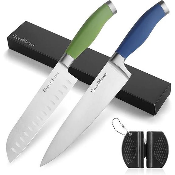15 Best Santoku Vs Chef Knife Sets for 2026 That Cut Like Pros 4 Kitchen Knife Set: 8 Chef & 7 Santoku with Handles
