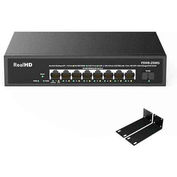 8-Port 2.5G PoE Managed Switch with 10G SFP