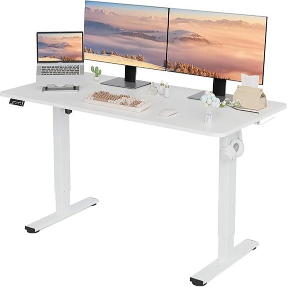 Electric Adjustable Standing Desk with Memory Preset
