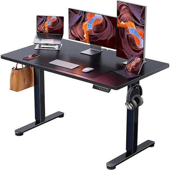 ErGear Adjustable Electric Sit-Stand Desk 47.2x23.6 Inches