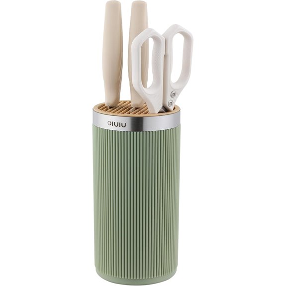 15 Best Countertop Knife Holders for 2026 That Chefs Love 14 OLULU Round Knife Block Holder for Countertop