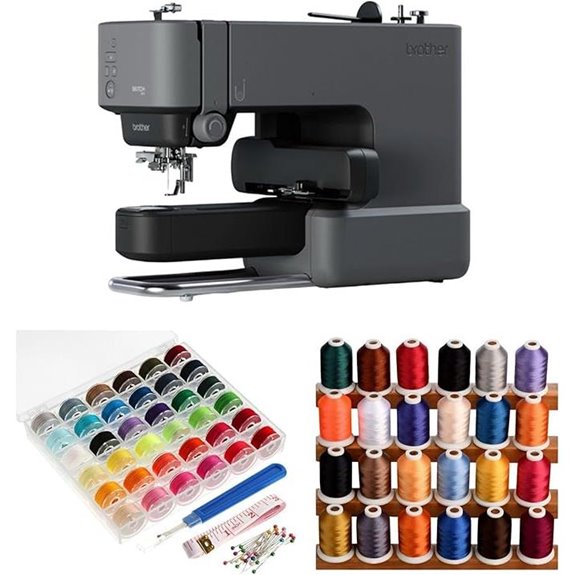 Brother Skitch Embroidery Machine Bundle with Thread and Bobbins