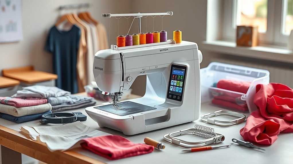 embroidery machine selection criteria