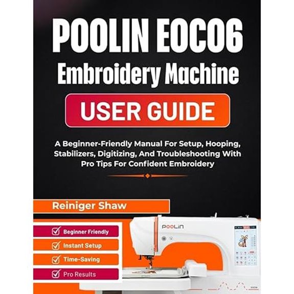 POOLIN EOC06 Embroidery Machine User Guide