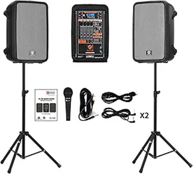 EXOTON 10 PA System with Mixer and Bluetooth