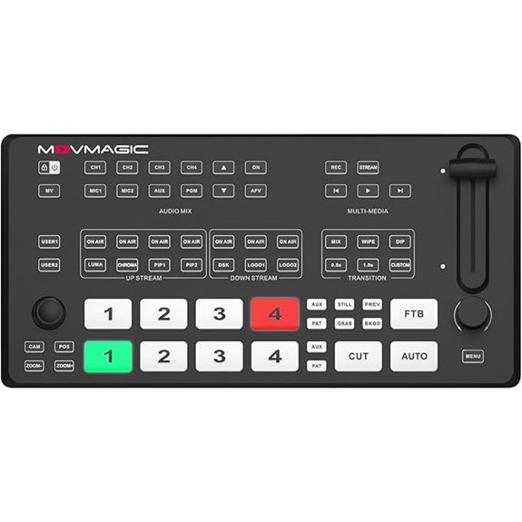 Movmagic M4E Pro 5-Channel Video Mixer Switcher