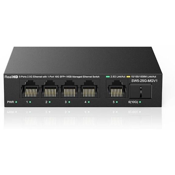 5-Port 2.5Gbps Managed Ethernet Switch