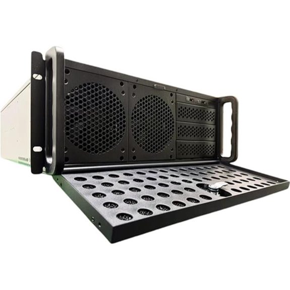 4U Rackmount Server Case with Multiple Bays