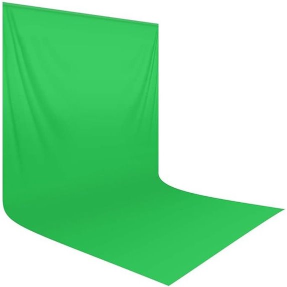 15 Best Professional Green Screens for Live Streams in 2026 2 HEMMOTOP Green Screen Background 10x20 ft