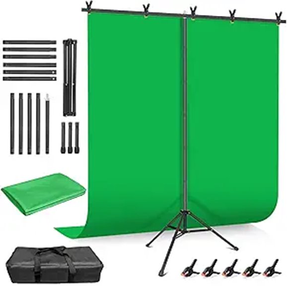 15 Best Professional Green Screens for Live Streams in 2026 16 HEMMOTOP Green Screen Kit with Stand and Accessories