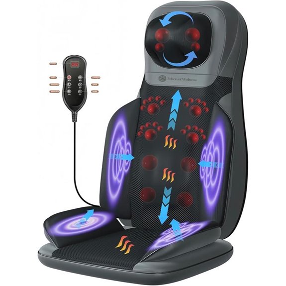 Shiatsu Massage Chair with Heat and Rollers