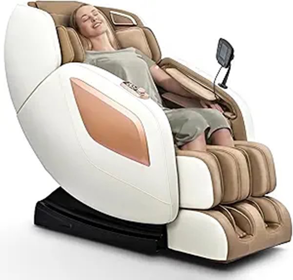 Massage Chair with Heat Zero Gravity Bluetooth Touch Screen