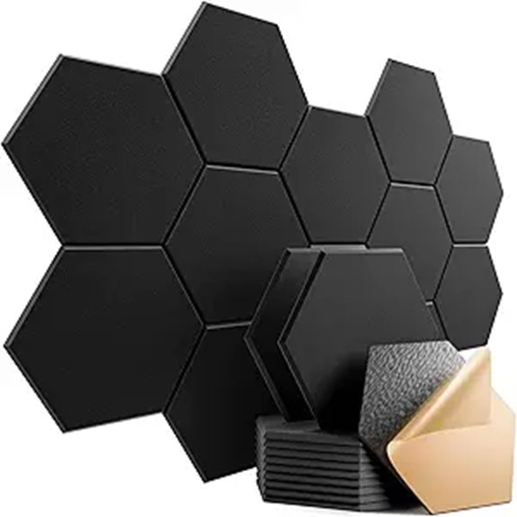 15 Best Acoustic Treatment Kits for Podcast Rooms in 2026 15 12 Pack Acoustic Foam Panels Hexagonal Soundproofing