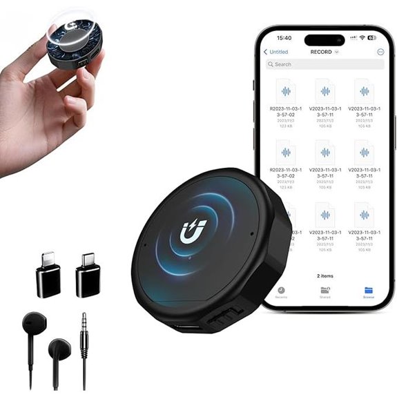 15 Best High-End Field Audio Recorders for On-Location Interviews 17 Magnetic Voice Recorder 136GB with Noise Reduction