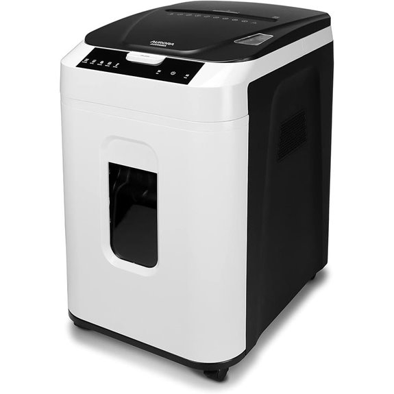 Aurora Commercial Micro-Cut Paper Shredder (200 Sheets)