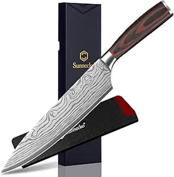 Sunnecko 8-Inch High Carbon Stainless Steel Chef Knife
