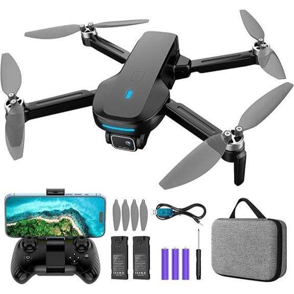 HD 1080P FPV Drone with 2 Batteries for Kids