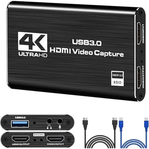 4K HDMI Video Capture Card for Nintendo Switch