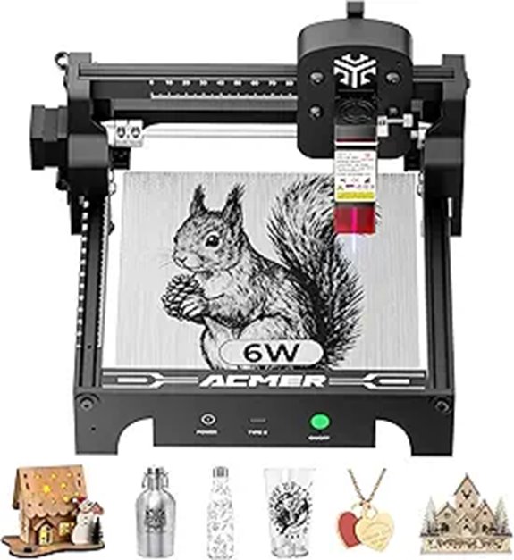 ACMER S1 Laser Engraver 6000mW for Crafts
