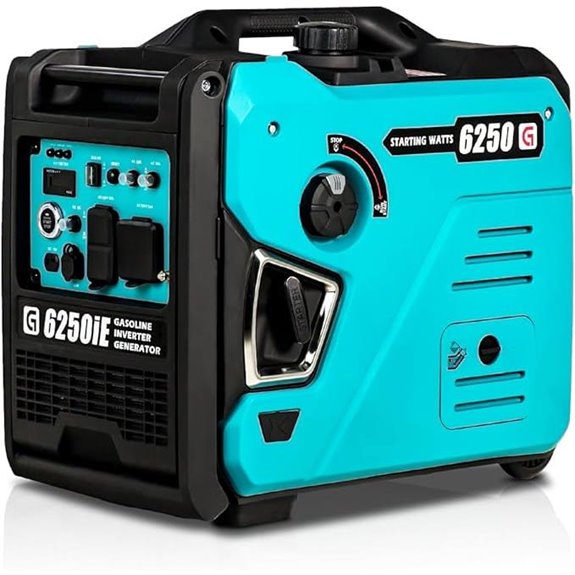 6250W Gas Inverter Generator with Remote & USB