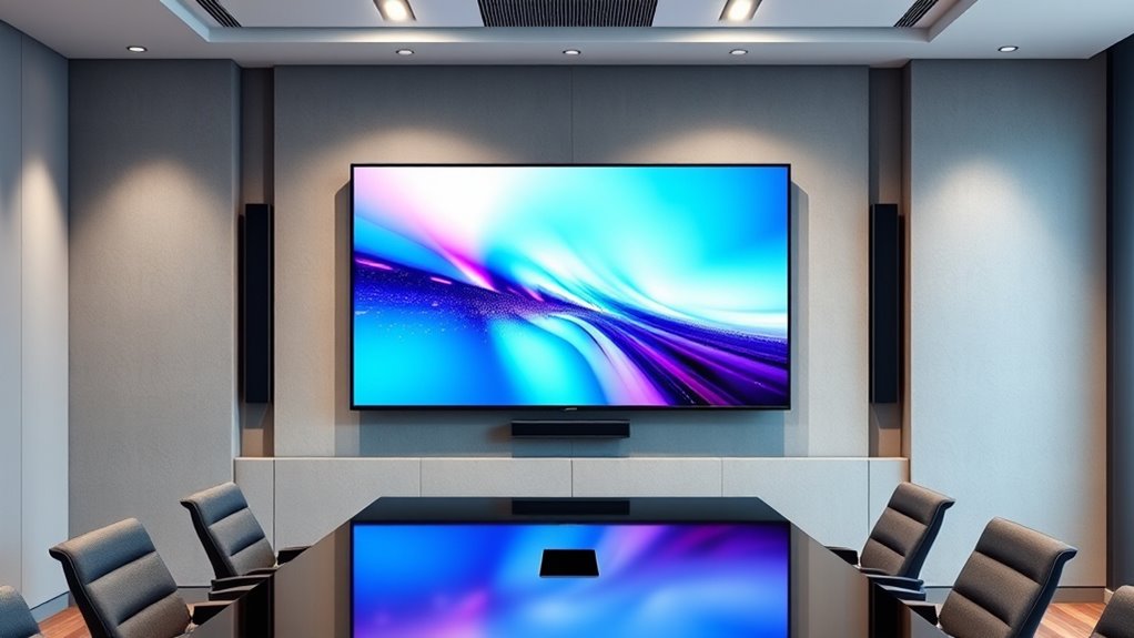 high quality conference room display