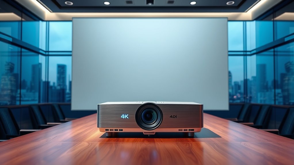 high quality visual presentation setup