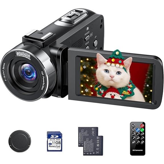 high resolution 4k camcorder bundle