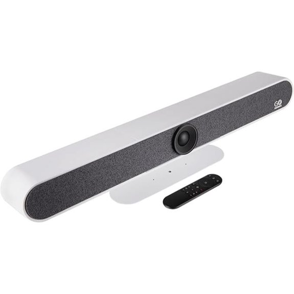 4K Meeting Bar with Camera Mics Speakers