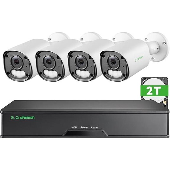 5MP Security Camera System Kit with NVR and HDD