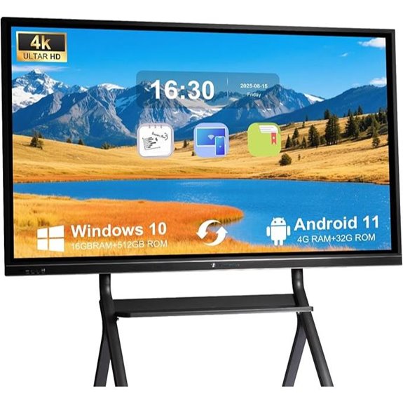 75 4K UHD Interactive Touchscreen Whiteboard