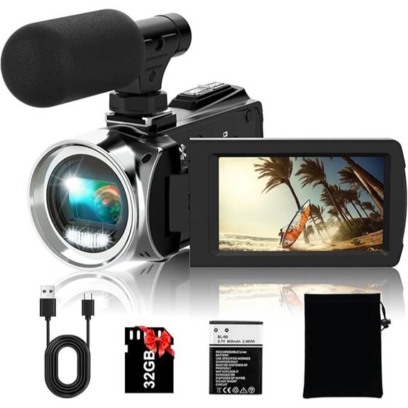 high resolution vlogging camera