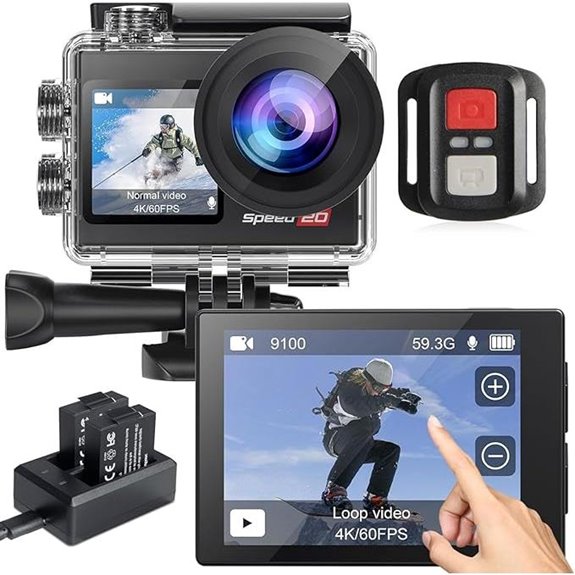 15 Best 4K Action Cameras for Travel Marketing on Amazon USA 14 4K Action Camera with Waterproof & Wide Angle Lens