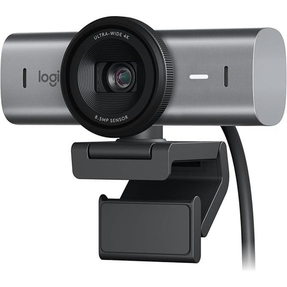 Logitech MX Brio 4K Webcam for Collaboration and Streaming