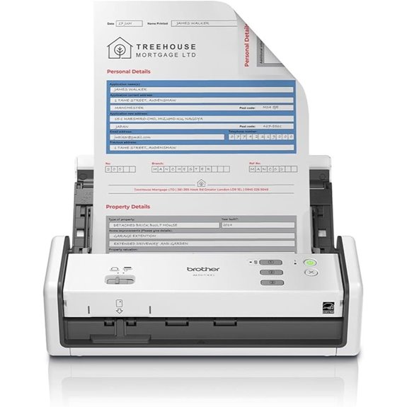 15 Best High-Speed Document Scanners for Agency Paperwork in 2026 12 Brother ADS-1300 Desktop Scanner (30ppm Double-Sided)