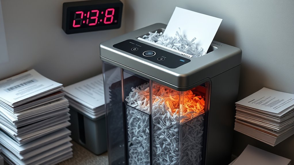 high volume secure durable shredder