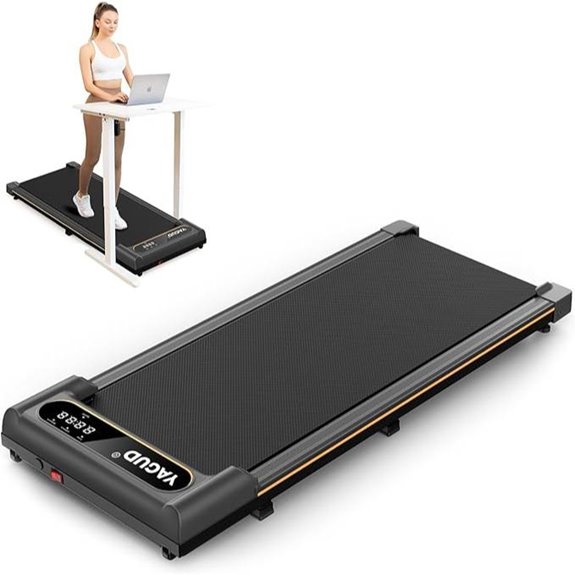 Walking Pad Treadmill for Home with Remote and LED Display