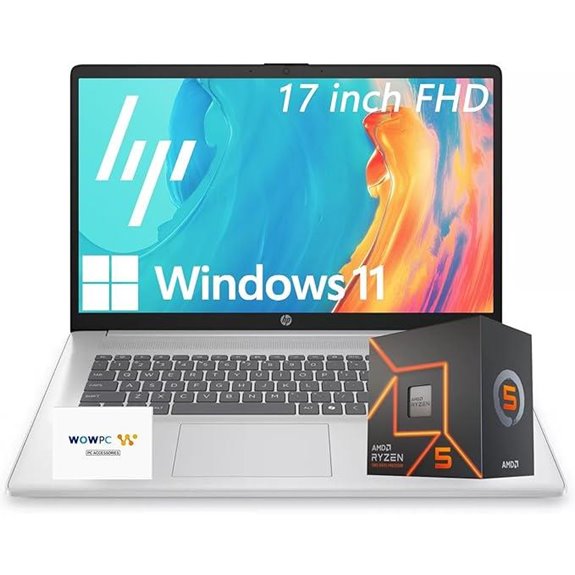 HP 17 Business Laptop with Ryzen 32GB RAM