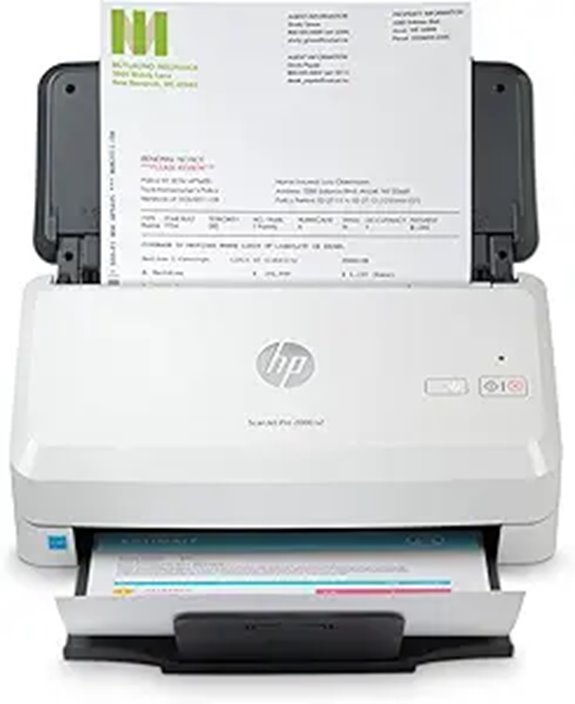 15 Best High-Speed Document Scanners for Agency Paperwork in 2026 11 HP ScanJet Pro 2000 s2 Color Duplex Scanner