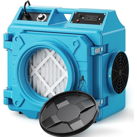 Industrial HEPA Air Scrubber with 3-Stage Filtration