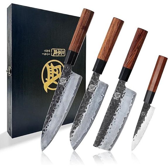 15 Best Japanese Knife Brands for 2026 That Chefs Love 9 MITSUMOTO SAKARI 4-Piece Japanese Chef Knife Set