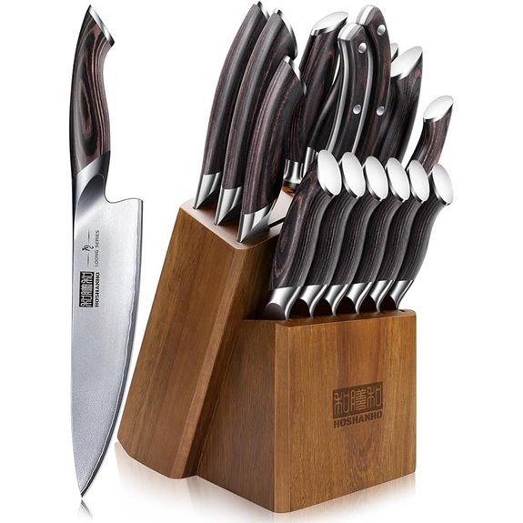 15 Best Knife Block Sets for 2026 That Chefs Swear By 5 HOSHANHO 16-Piece Japanese Stainless Steel Knife Set