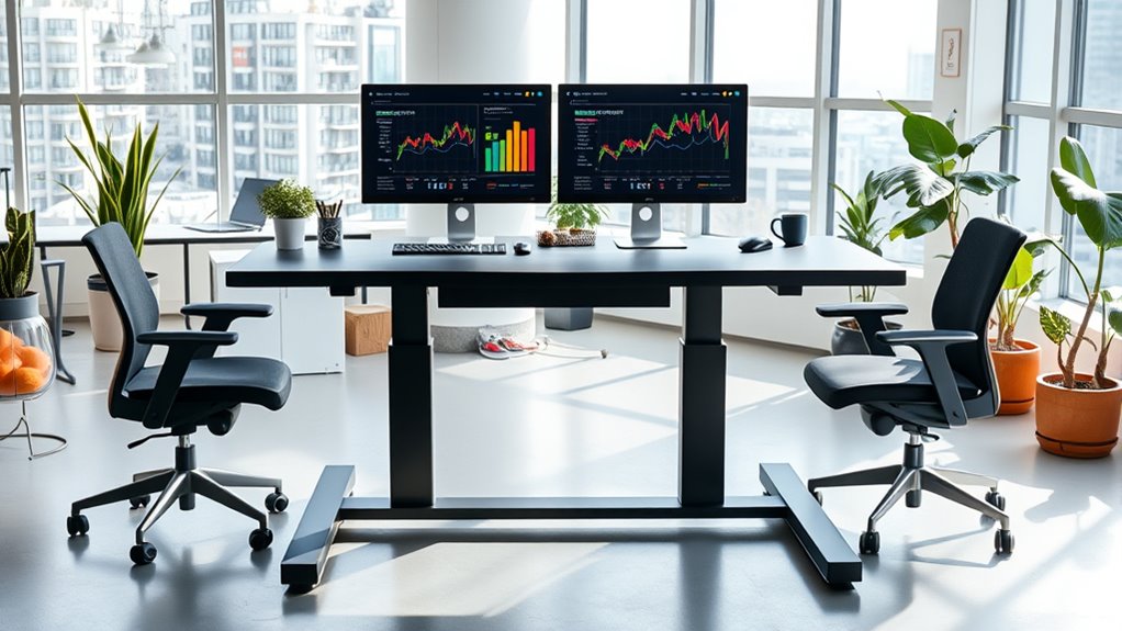 key office desk features